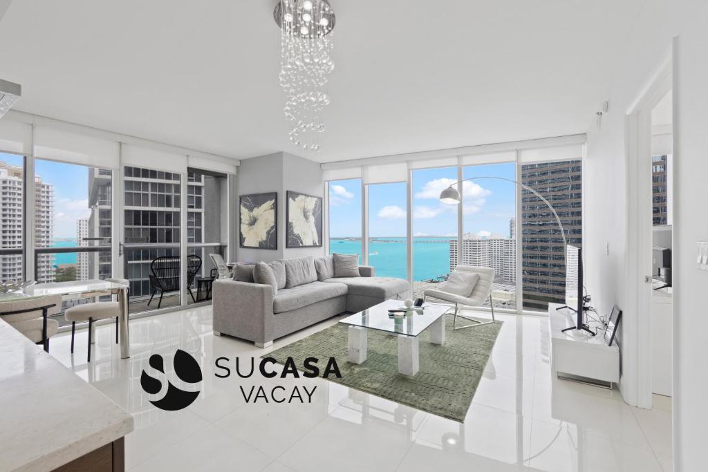 2B2B w Water View - FREE Parking - Pool - Lux Spa, Miami