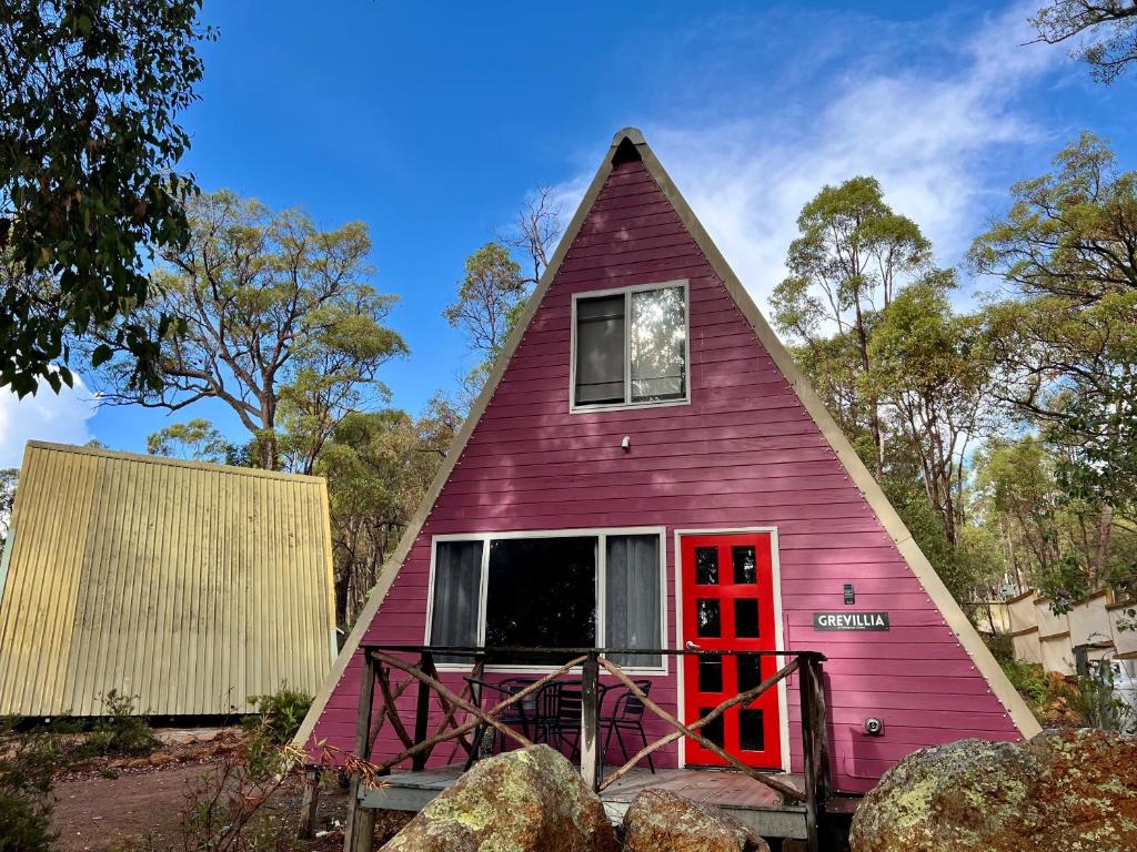 Grevillea at Porongurup Chalets, Porongurup