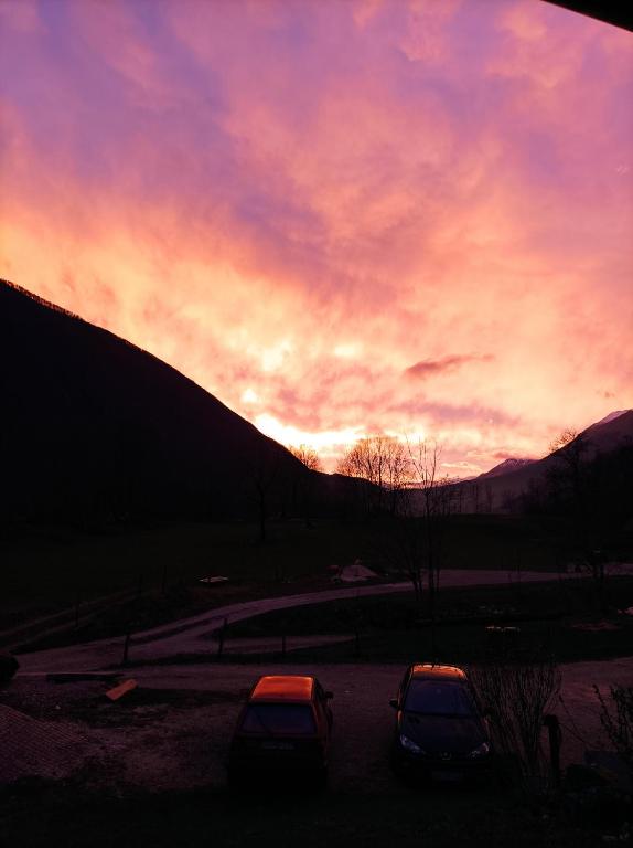 Sončni zahod, Kobarid