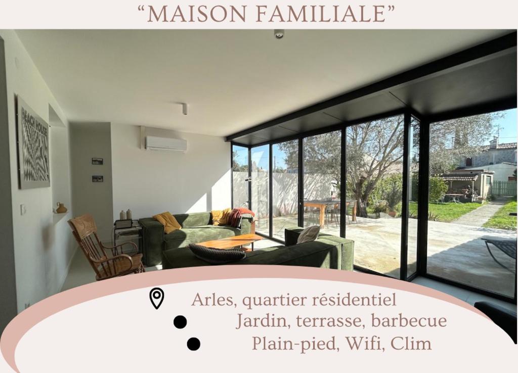 "Maison familiale" Jardin Arles - 1
