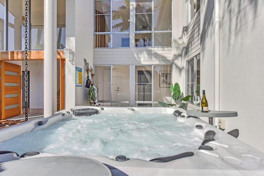 Reflections at Sunset Beach, Soldiers Point