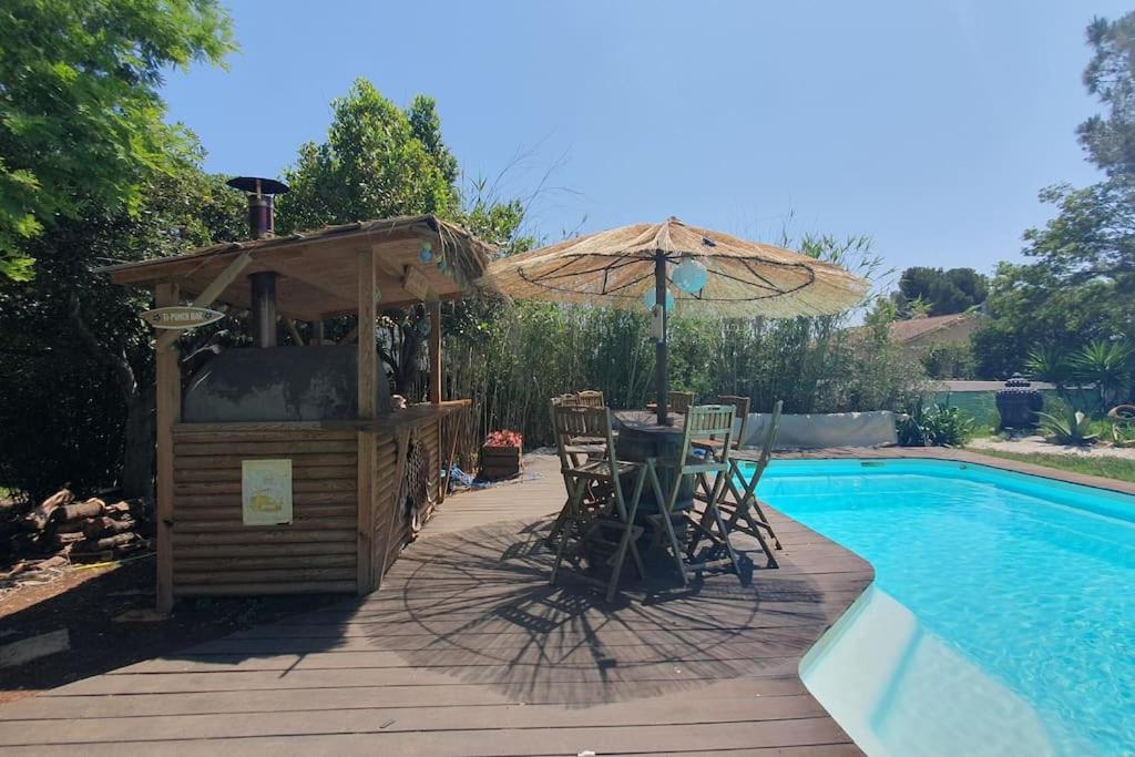 LE CABANON Piscine Jacuzzi Sauna Paillote - 3