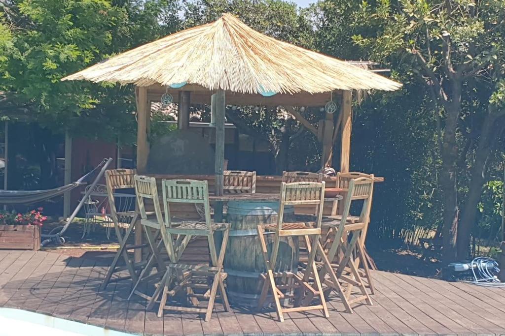 LE CABANON Piscine Jacuzzi Sauna Paillote - 5