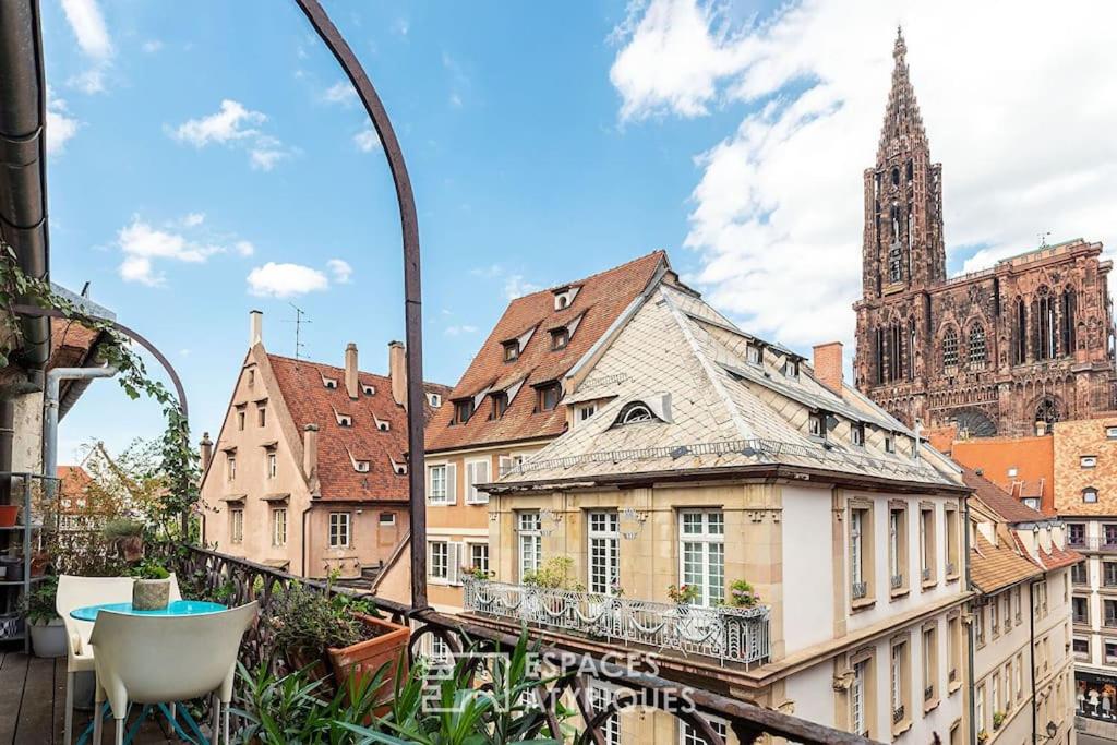 Appartement plein centre avec vue exceptionnelle cathédrale, Štrasburk