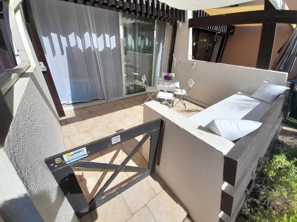 Balcony/terrace, Studio Village Naturiste Port Venus Enigma in Agde
