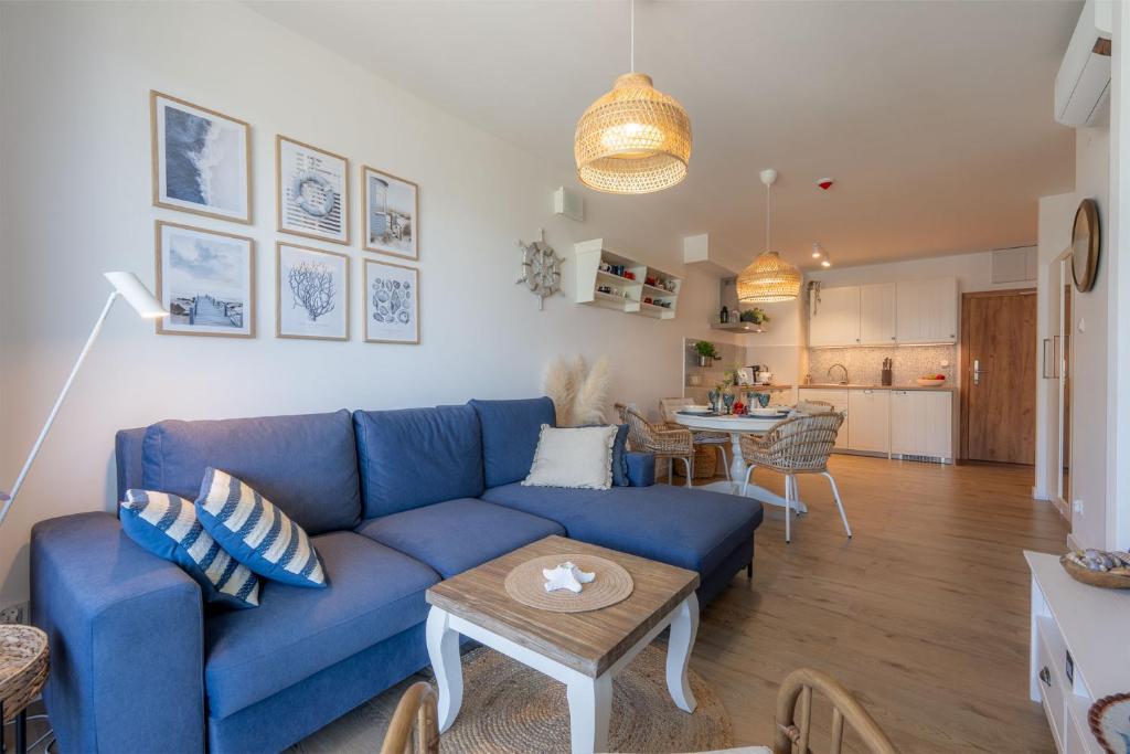 Boho - Apartament nad morzem w Kołobrzegu Kasprowicza 20c Parking, Basen, Siłownia, Bawialnia w CENIE, Kolobřeh