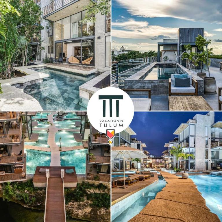 Unique 1BR Swim up Cenote, and Gym, Tulum