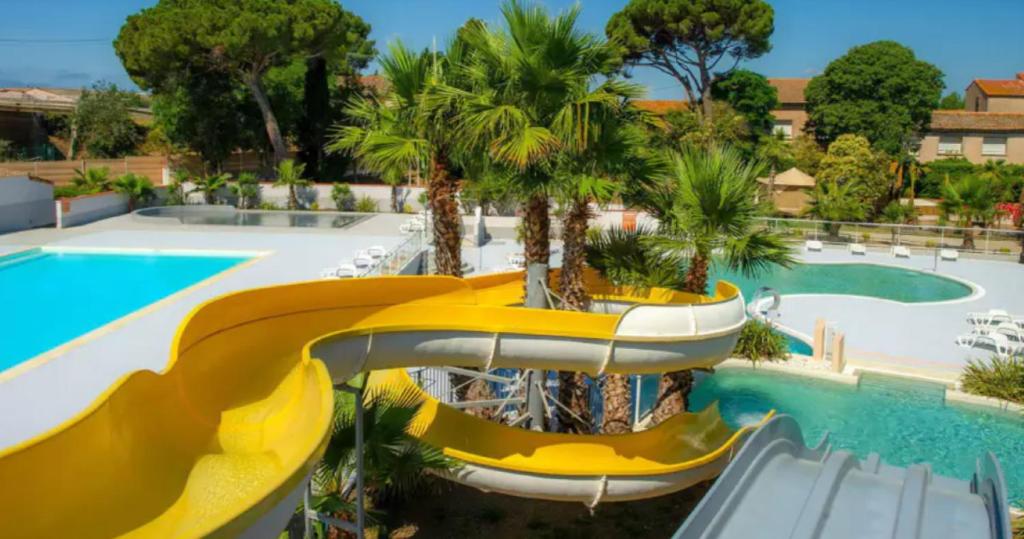 Mobil home 6 personnes confort Océan climatisé camping avec piscine Agde - 2