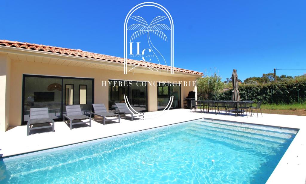Villa moderne Giens proche plage piscine climatisation Wifi By HC - 1