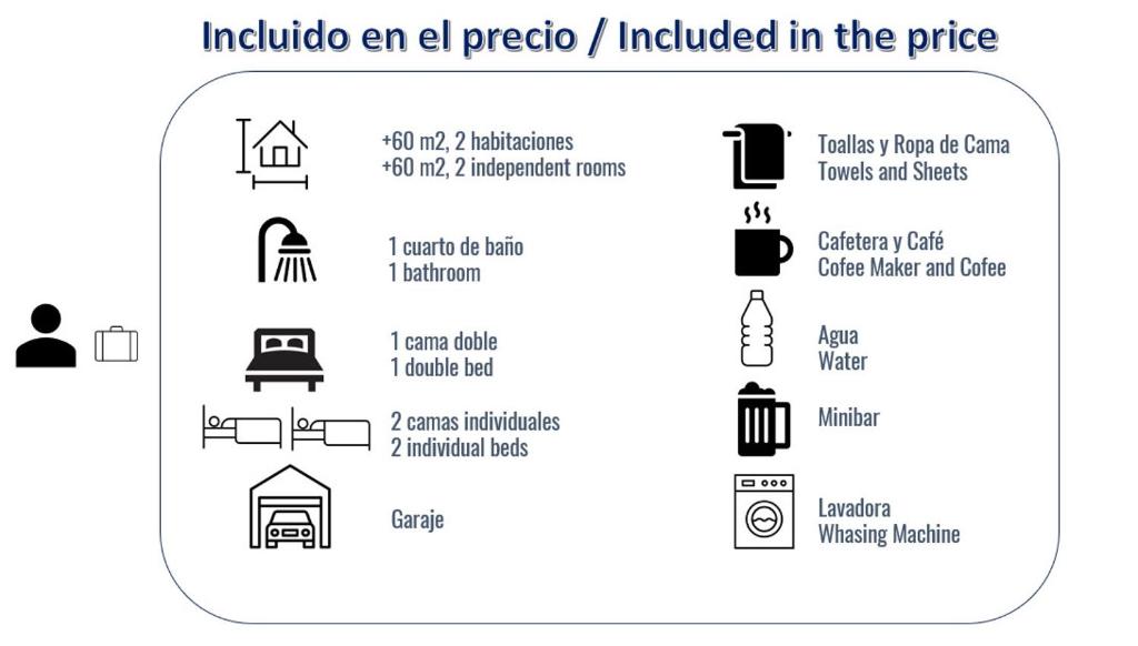 Apartamento grande, 2 dormitorios, garaje gratis - 4
