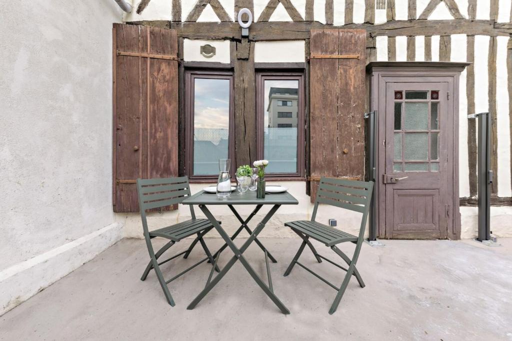L'escale normande - Terrasse - Gare - 3