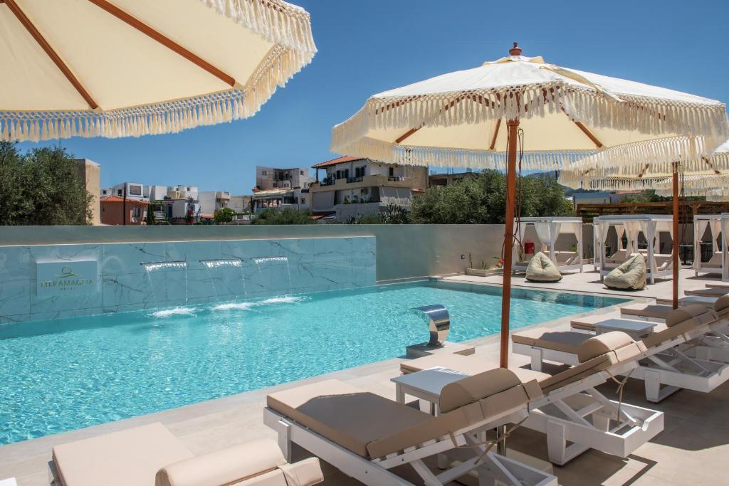 Meramaglia Hotel — Swimming pool in Malia