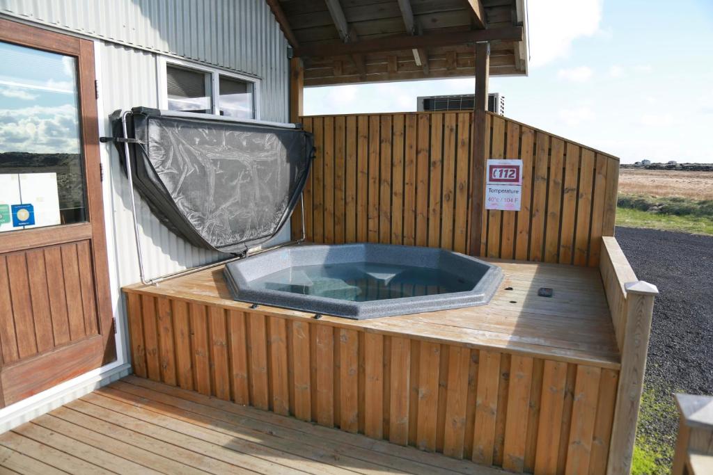 Hot tub, Eldhraun Holiday Home in Kirkjubaejarklaustur