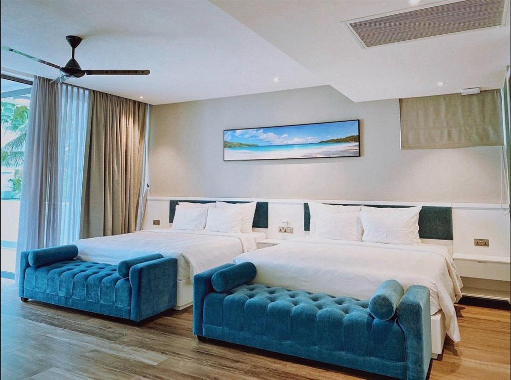 VILLA LUXURY 5PN SANCTUARY RESORT - TRUNG TAM HO TRAM l gan bien CACH 20MET