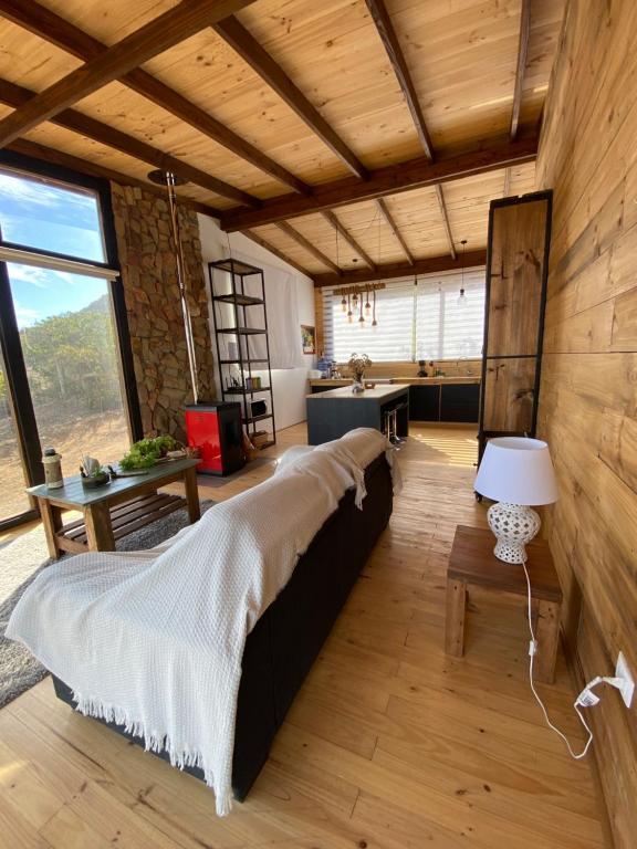Cabaña Zen Camino al cristal con la mejor vista desde lo alto a bahía de Pichidangui - 5