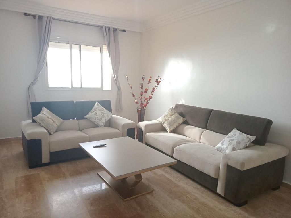 Bel appart 3p vue sur mer, Rabat