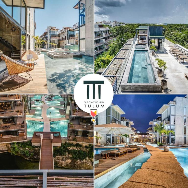 Divine 1BR Swim Up with Cenote and Gym, Tulum