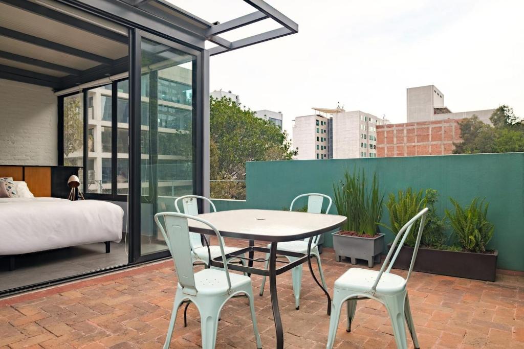 Deluxe Apartment W Private Terrace Reforma Av - 4