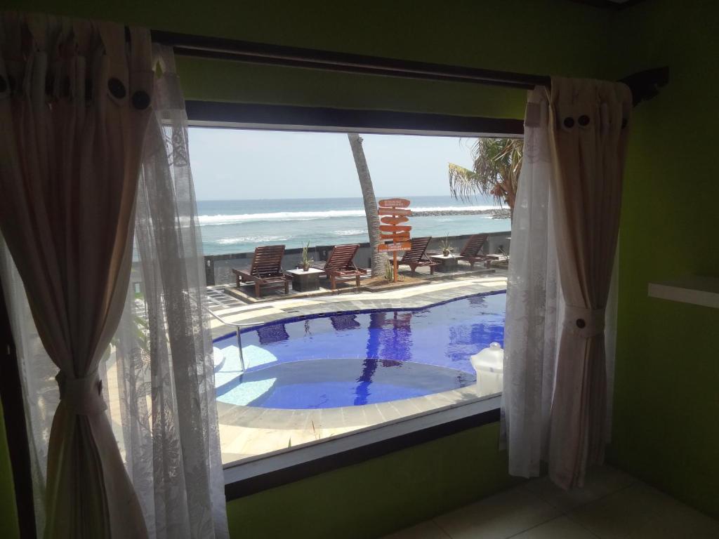 View, Segara Wangi Beach Cottages in Bali