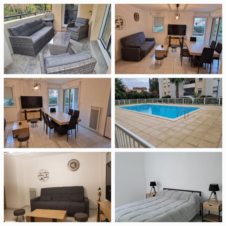 T3 au calme jardin piscine jusqu à 7 personnes - 1