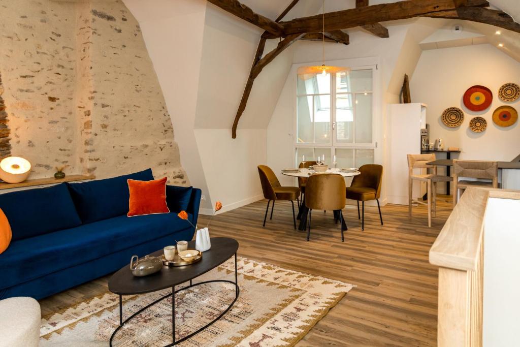 La Bohème Appart - 4 Pers - Dinan centre, Dinan