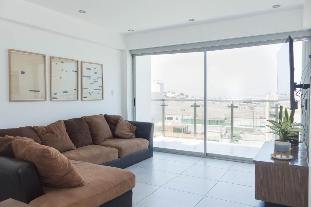 Amplio Duplex Huanchaco - Vista al Mar y Ascensor - 4