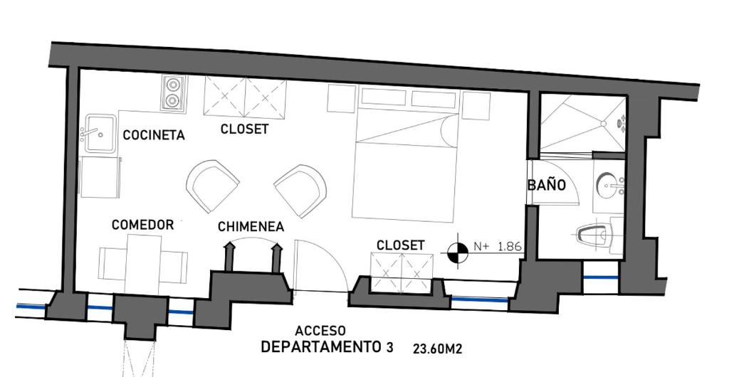 San Cayetano 3 with AC just a block away from the main square - 2