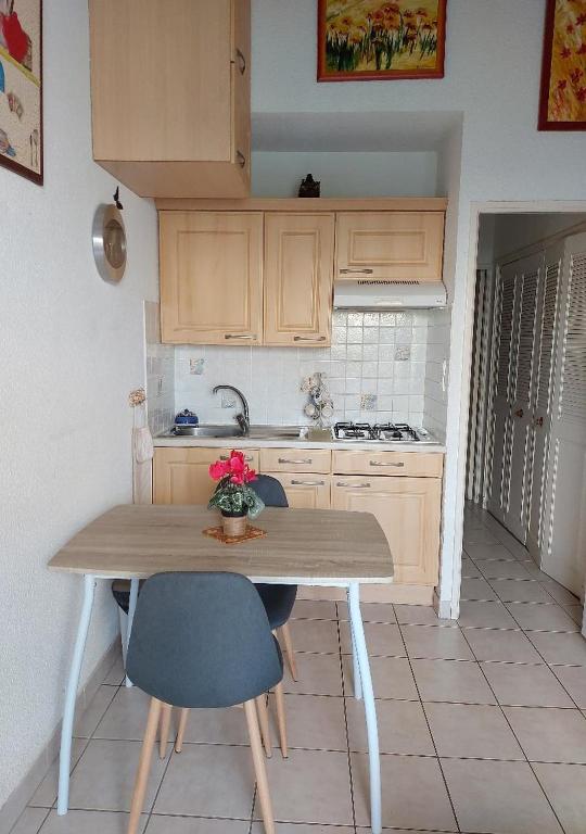 Cap d'Agde, appartement bord de mer, 50 m plage de la Roquille, climatisé et WIFI, - 4
