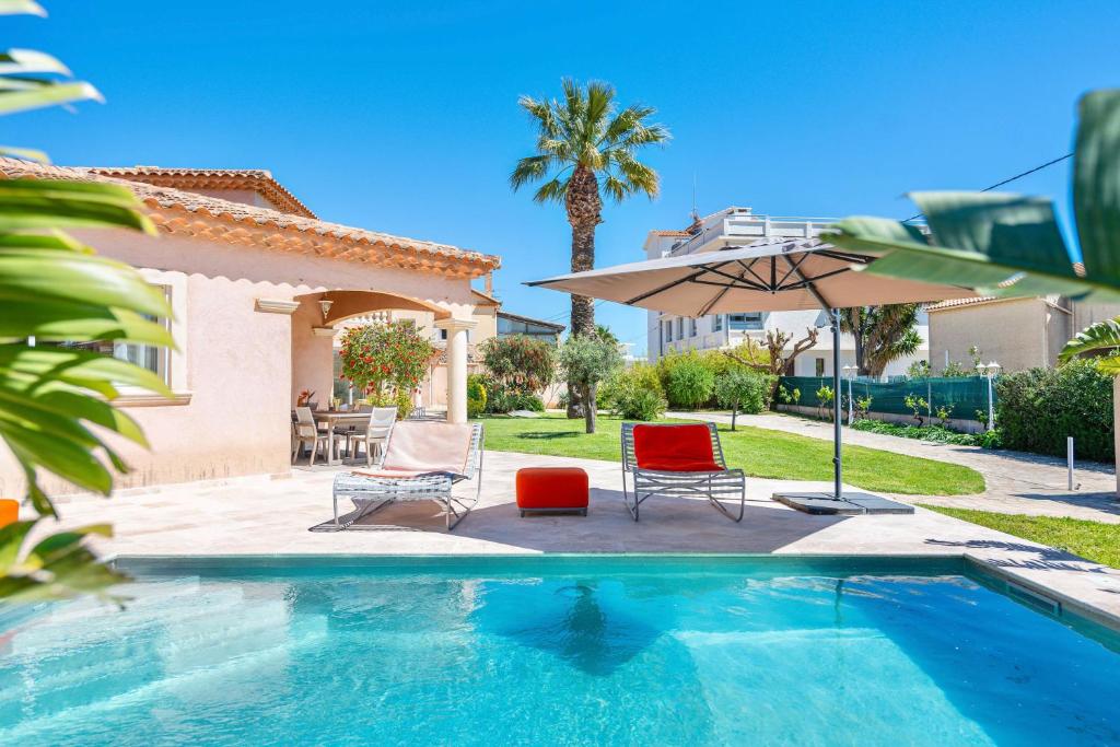 Villa Pitou, Piscine chauffée, 200m plage - 2
