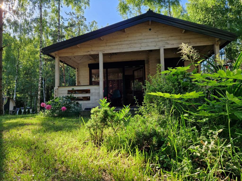 Sosnowa Odnowa - domek na Mazurach z sauną i balią, Rybno