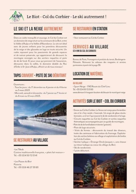 Appartement Portes du Soleil à Le Biot avec ménage et WIFI inclus - 4