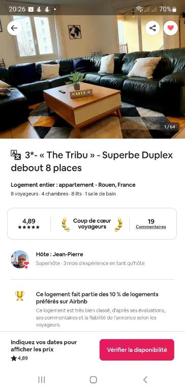The TRIBE- Superbe duplex standing 8 places - 5