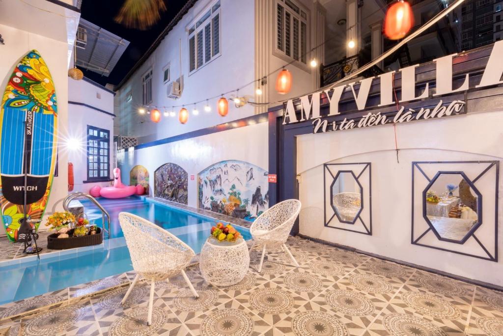 Amy Villa 7 – Bida – Karaoke – Phòng Xông Hơi – Gần Biển Bãi Sau – 6 Phòng Ngủ