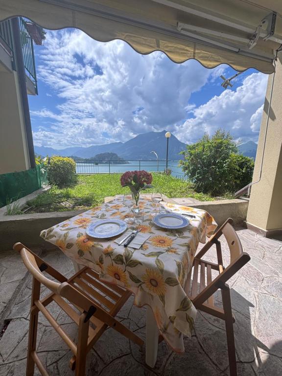 View of Lake Como from a balcony