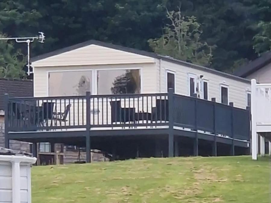 Luxury static caravan, Beattock