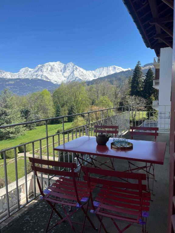 Appartement vue Mont Blanc, Combloux