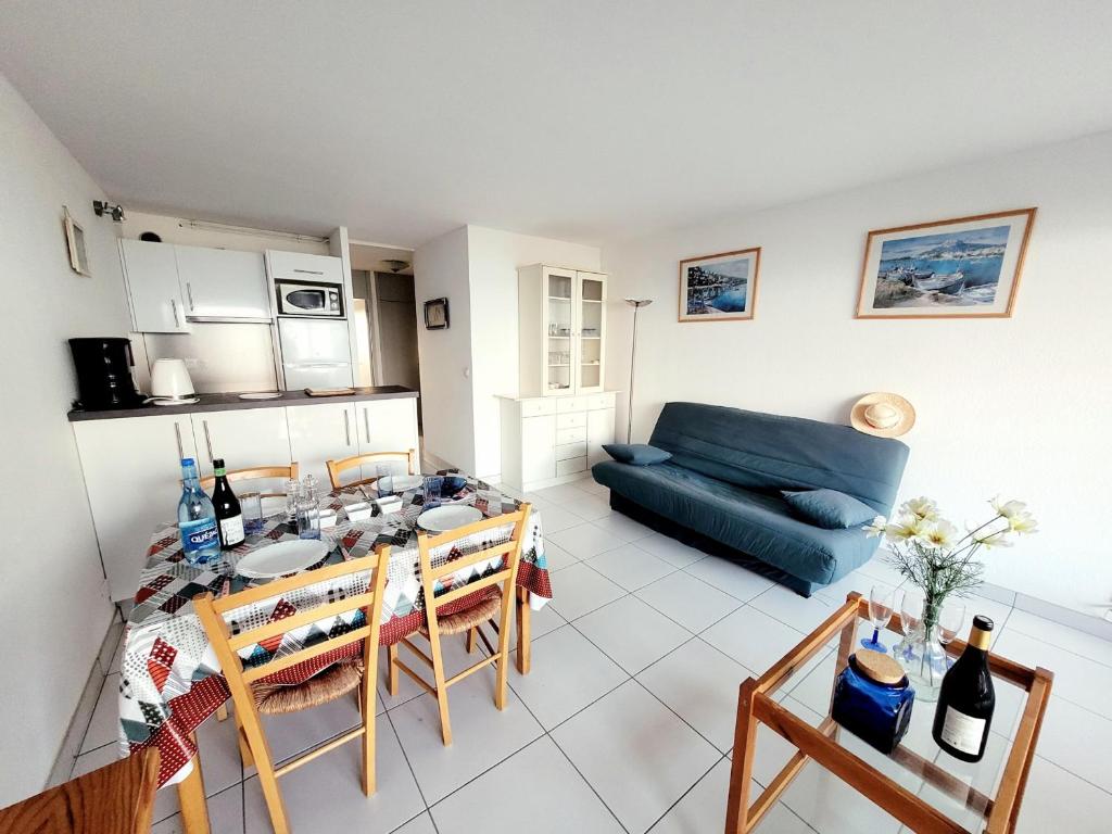 Canet Sud - T2 cabine 4/6 pers - Terrasse - Accès direct plage - FR-1-794-121 - 5