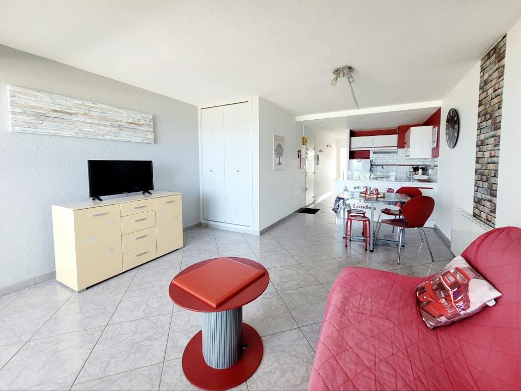 Canet-en-Roussillon - 4 pers - T2 - Clim - Loggia vue mer - Parking - FR-1-794-125 - 4