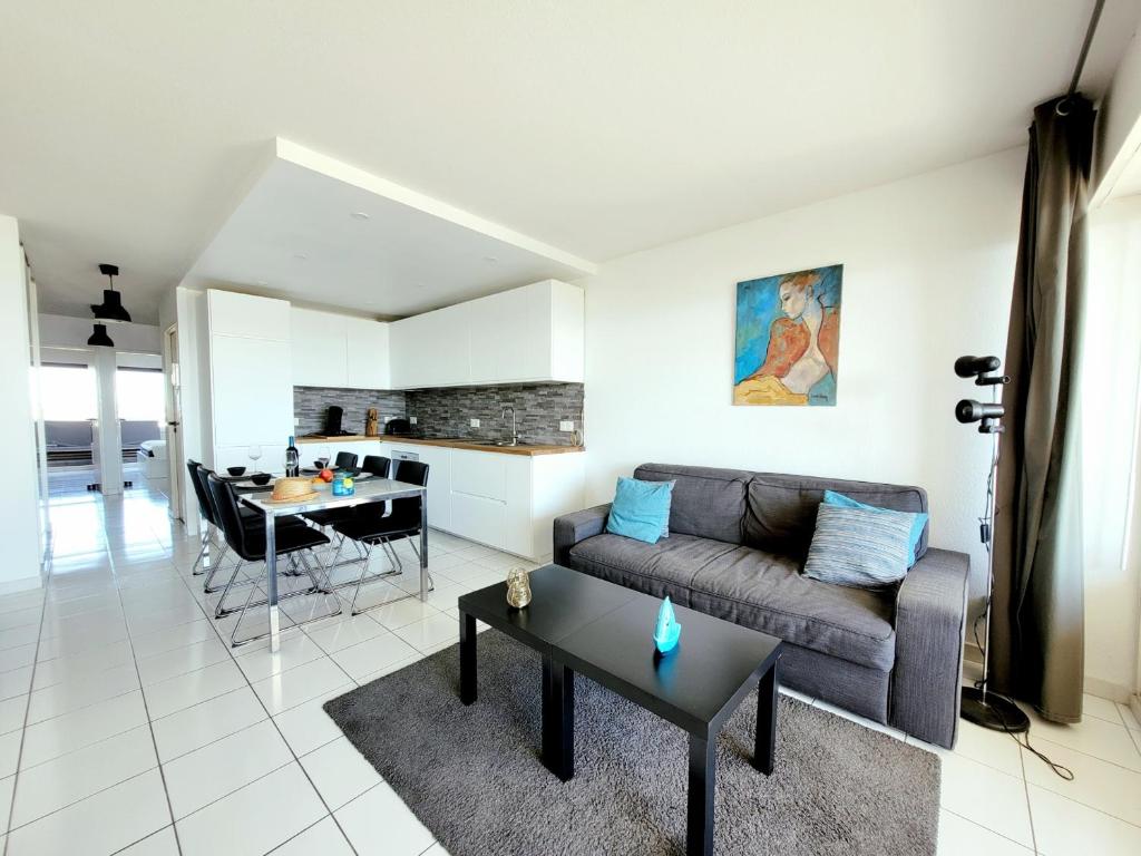 Canet-en-Roussillon - 6 pers - T3 - Plage directe, PKG, Piscine, Wifi - FR-1-794-128 - 5