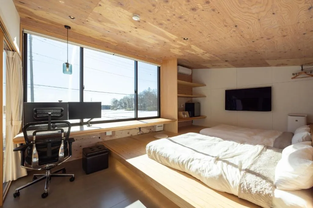 森deワーケなすっぽ 木の温もりとホテルライクな佇まい 森のバレルサウナ, hotel in Nasu-yumoto