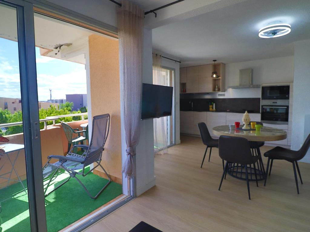 Confortable T3 avec terrasse et accès plage à Sète - FR-1-472-201 - 3
