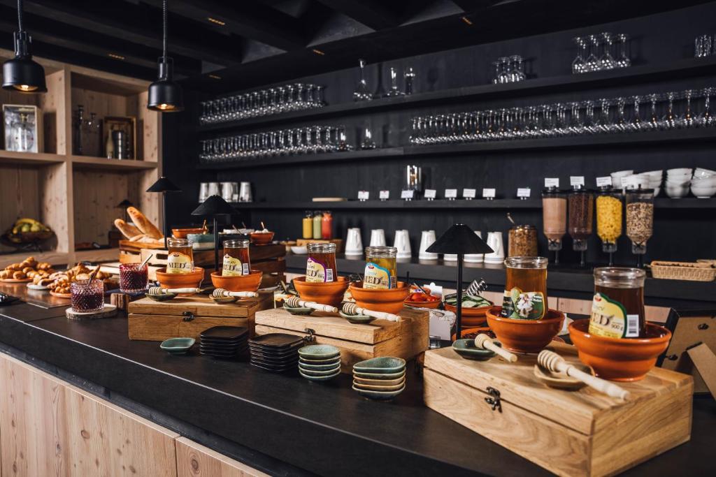 Modern Alpine exterior of Hotel Bohinj