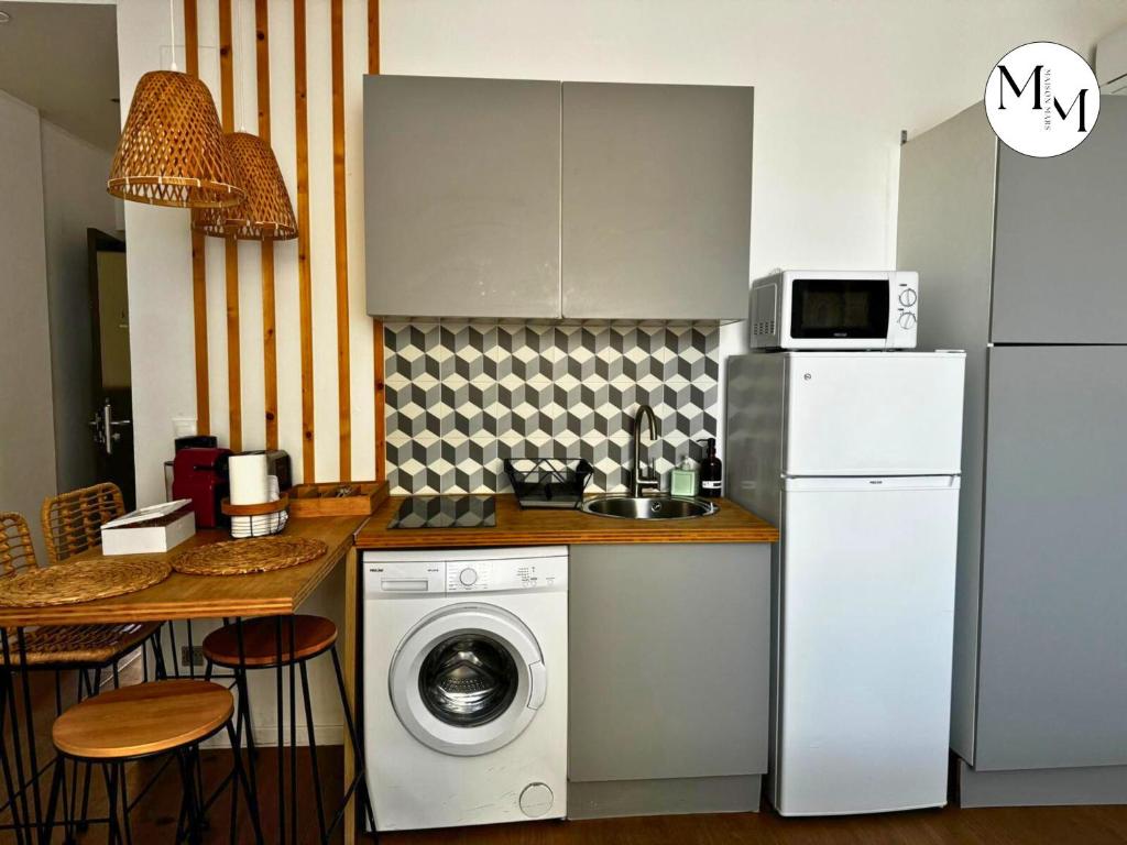 Studio Déco Blancarde 2-3 pers Terrasse Parking Clim - 2