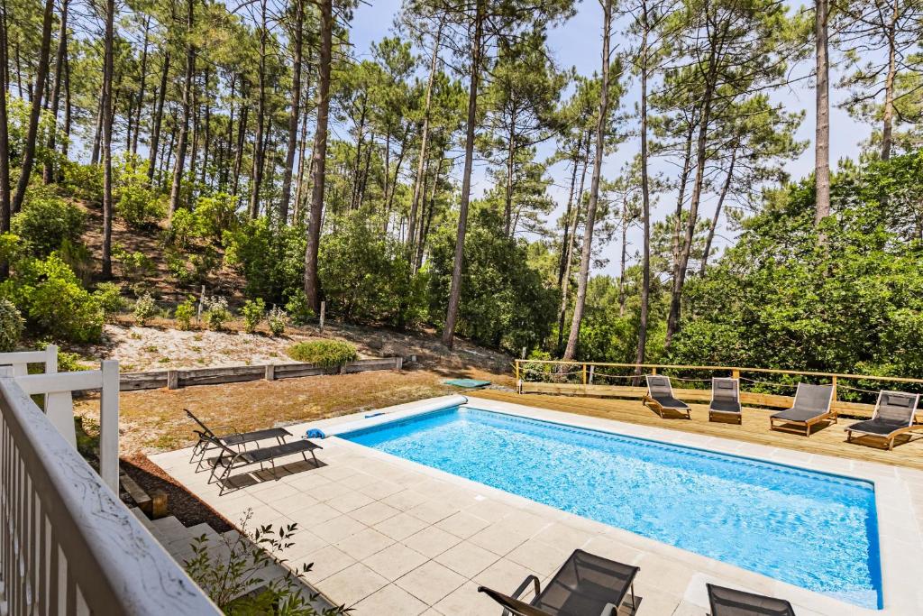 villa piscine 4ch dans la pinede a 4min de l ocean AG1 - 4