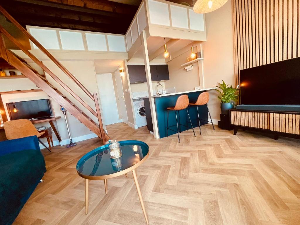 Cap d'Agde T2 4-6 personnes Mezzanine Vue mer Piscine Wifi - 4