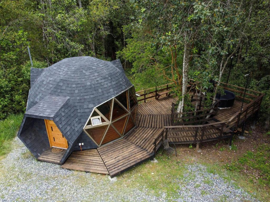 Hermoso domo para parejas, en bosque nativo + tinaja privada - 2