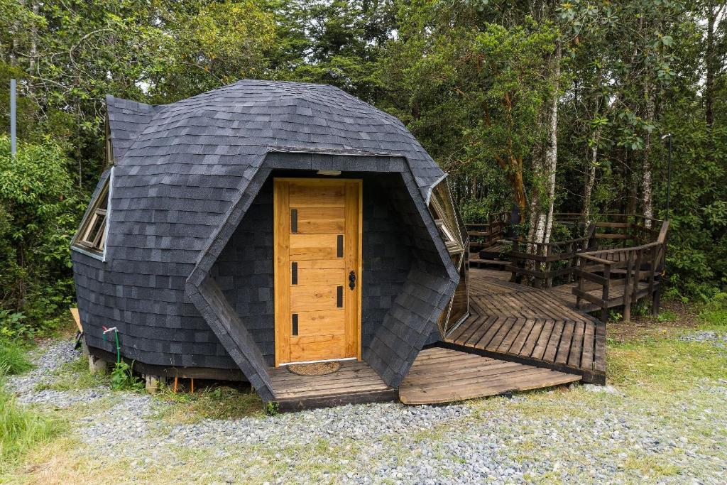 Hermoso domo para parejas, en bosque nativo + tinaja privada - 5