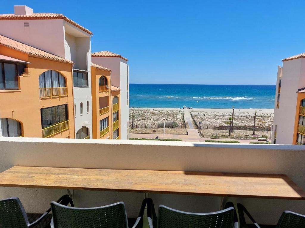 Superbe vue mer avec accès direct plage et parking, Le Barcarès