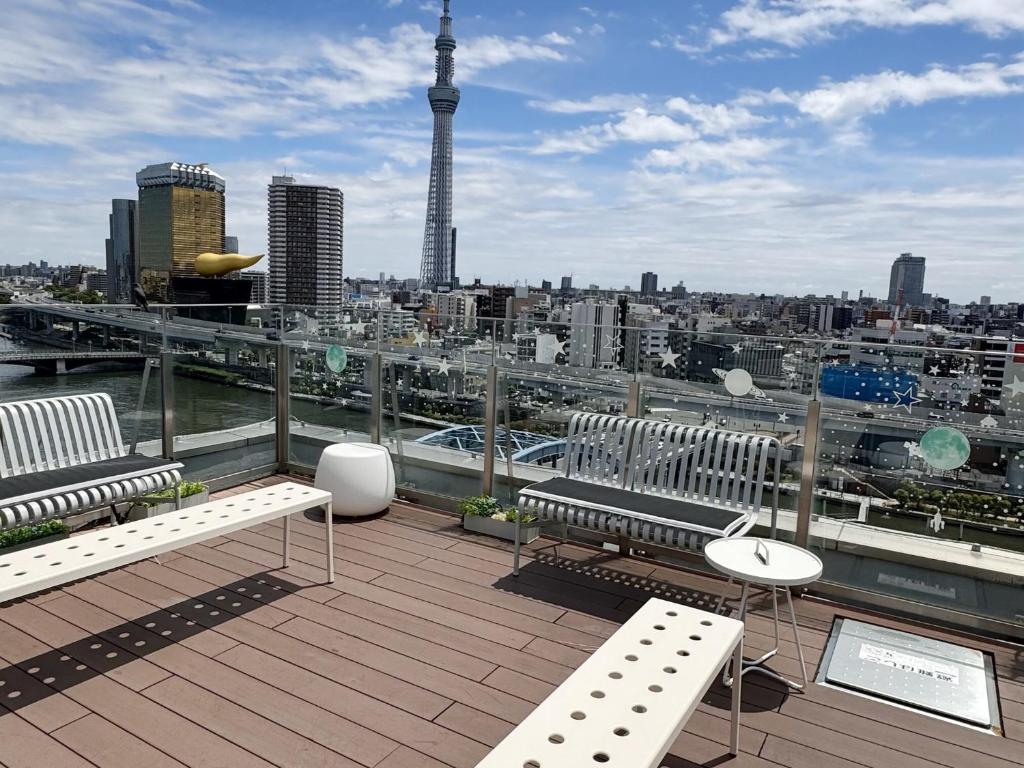 Balcony/terrace, Hotel Wing International Select Asakusa Komagata in Tokyo