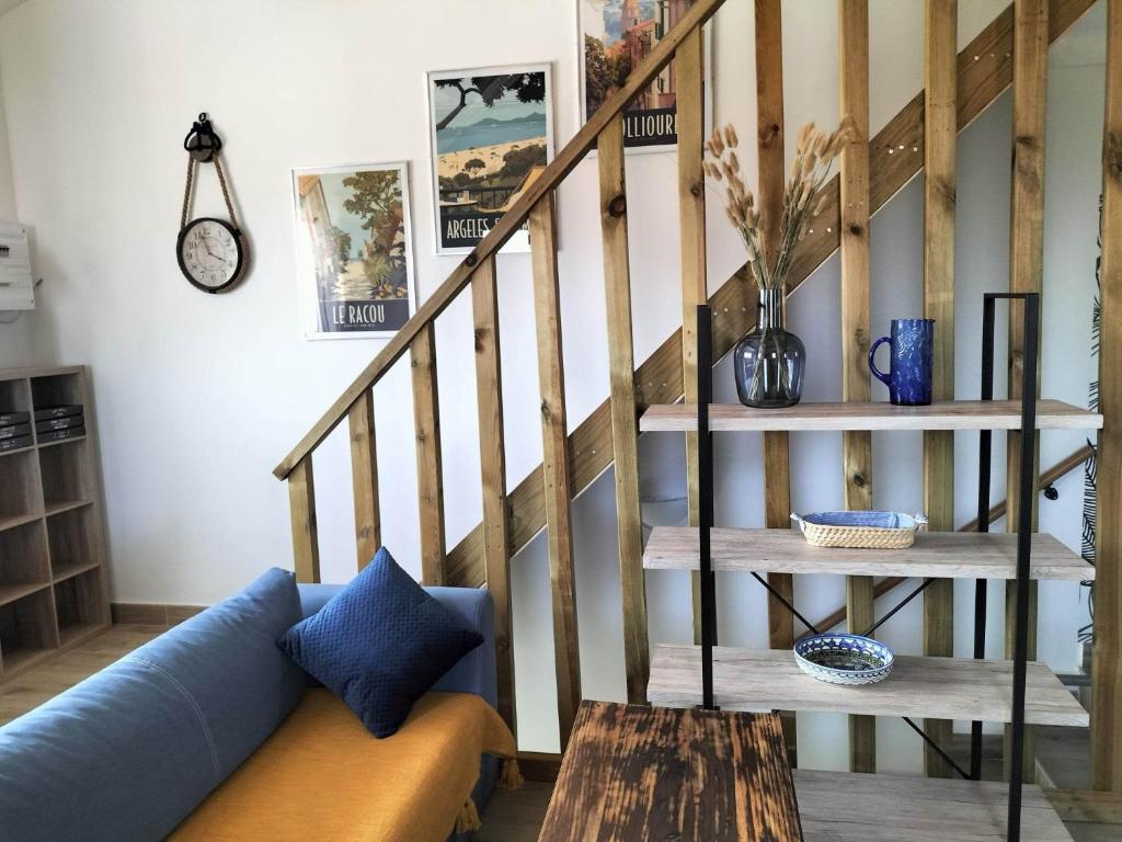 "Les Bambous" studio cosy climatisé au calme de 37 m2 parking gratuit à Argelès sur mer - 5